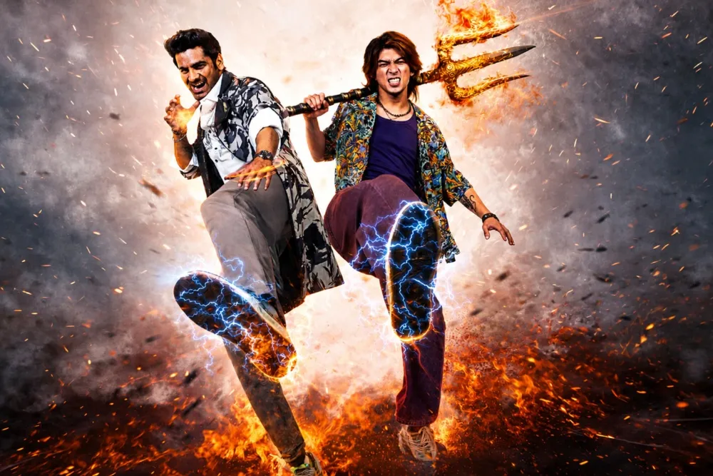 Demon Hunters Official Poster — India-Taiwan co-production streaming on JioHotstar and Prime Video
